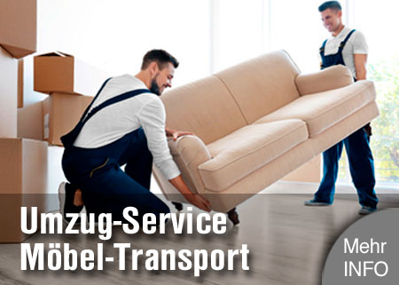 Umzug-Service und Möbel-Transporte mit Möbelaufbau